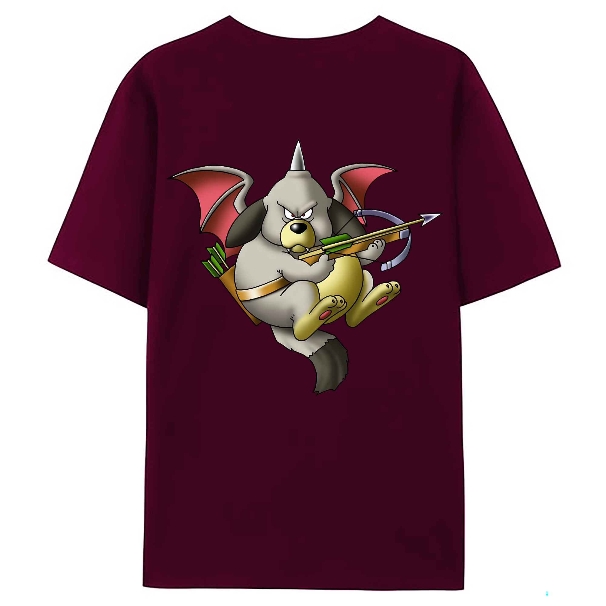 （画像用） ドラゴンクエスト Doragon Kuesuto Dragon Quest レディース半袖Tシャツ(バックプリント)